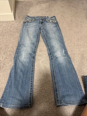 Miss Me Light Blue Boot Cut Jeans